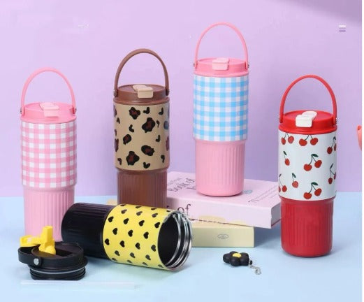 Pinteresty Charm Tumbler with Handle