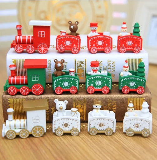 Christmas Wooden Toy Train
