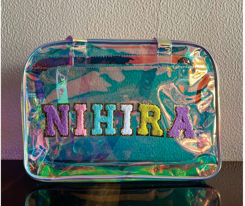 Holographic Personalised Tote Bag ✨