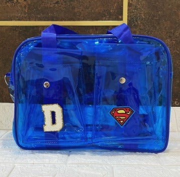 Customized Double Pocket Neon Duffle Bag 🌈