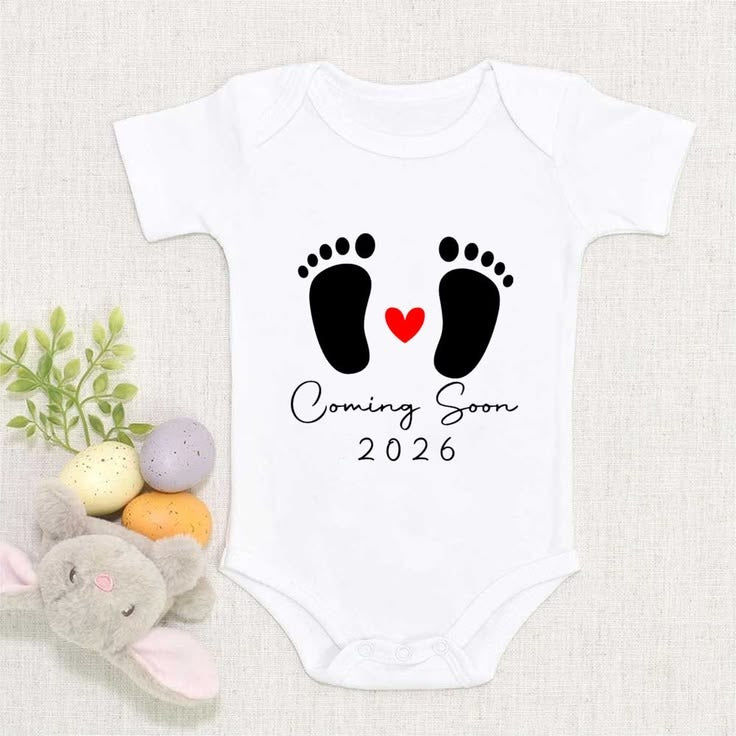 Coming Soon Baby Announcement Romper