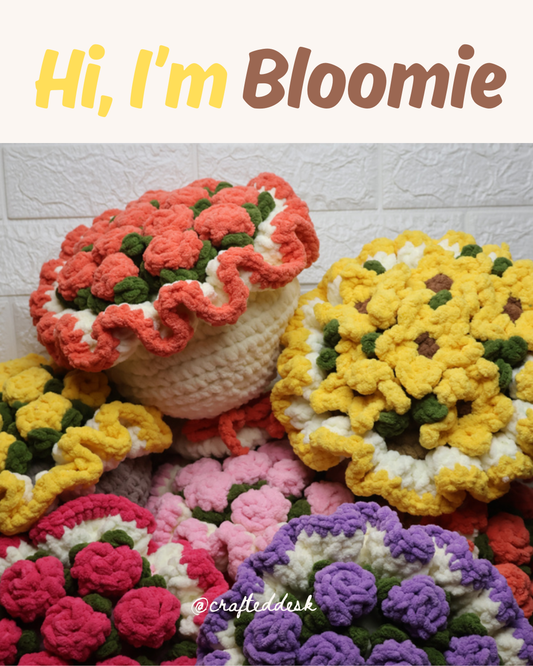 Bloomie-  crochet flower bouquet
