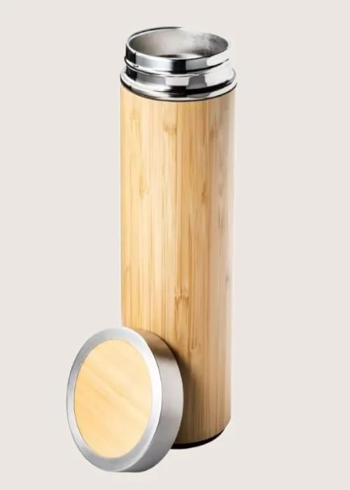 Personalized Bamboo Insulated Bottle