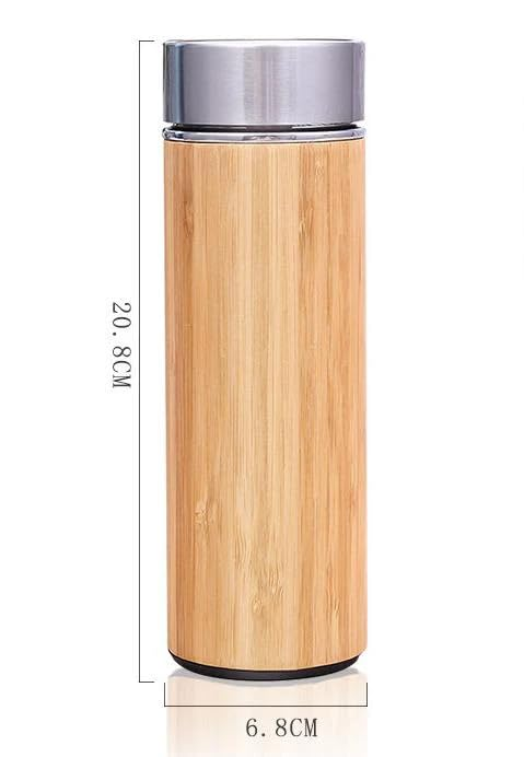 Personalized Bamboo Insulated Bottle