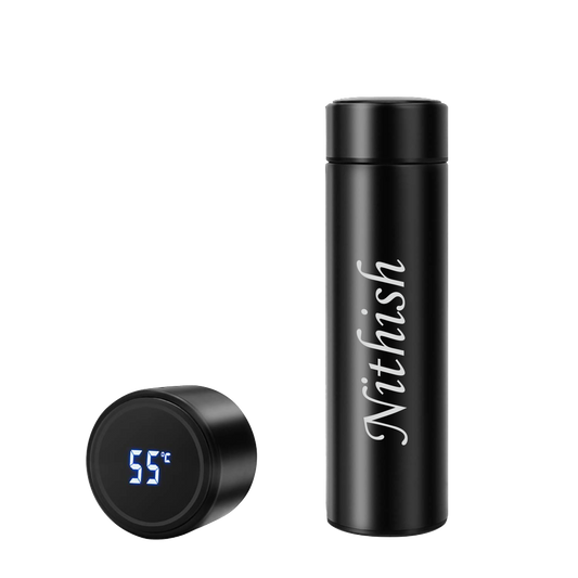 Customized Temperature Display Water Bottle