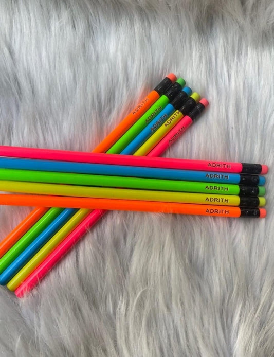 Customized DOMS Neon Pencils