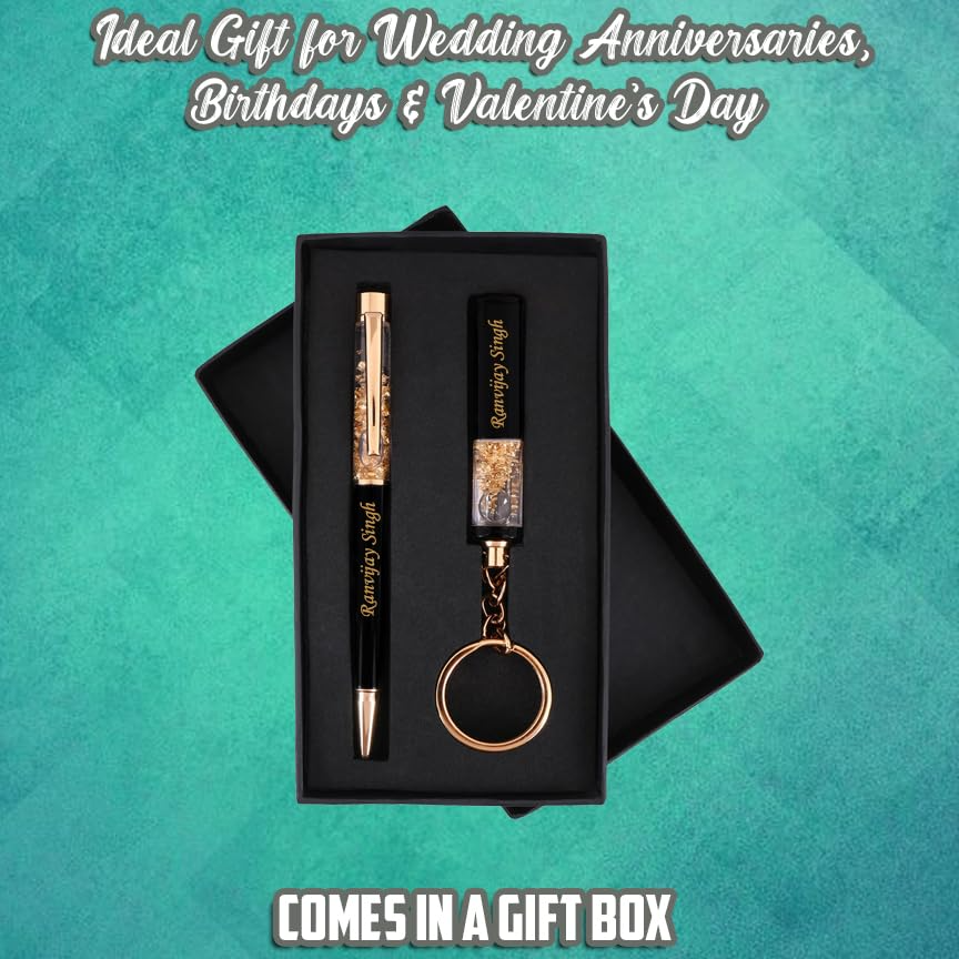 Personalized Pen & Keychain Gift Set ✨
