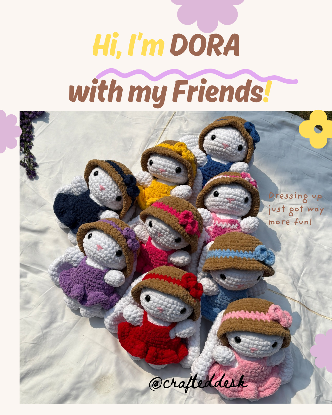 Dora - Crochet Bunny