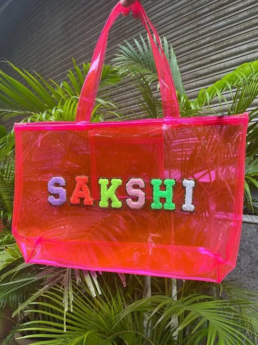 Personalised Jelly Tote Bag ✨️