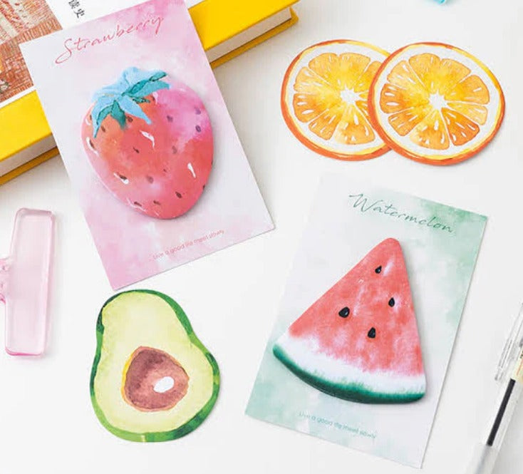 Fruity Sticky Notes( Pack of 4)