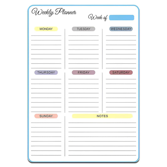 Magnetic Weekly Planner A4 size