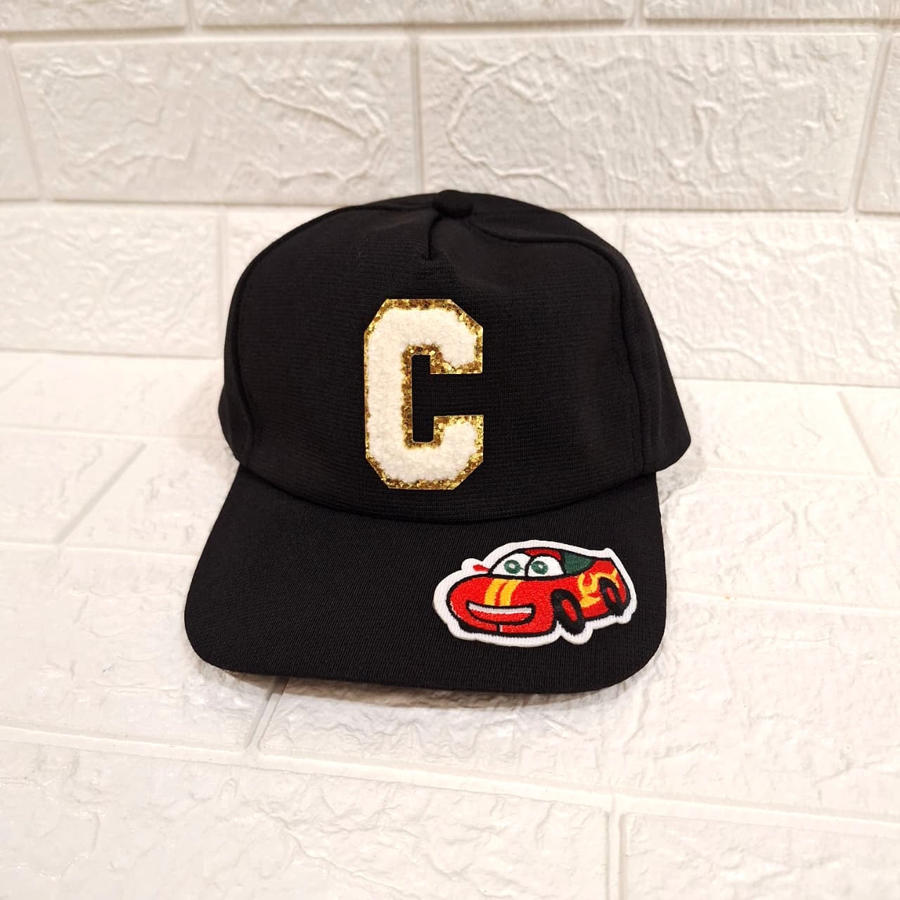 Personalised Initial Cap with Motif