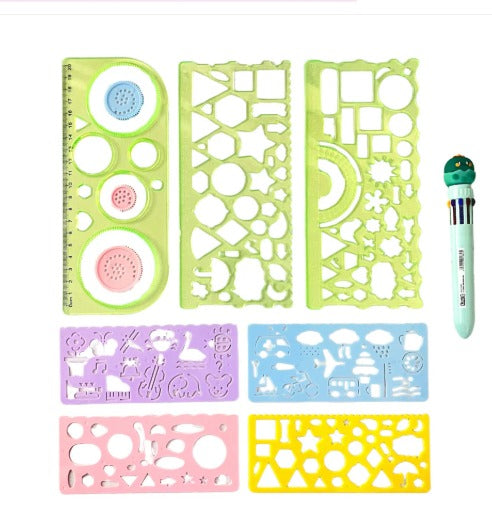 Doodle Buddy Ruler set