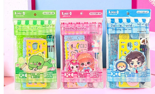 Doodle Buddy Ruler set