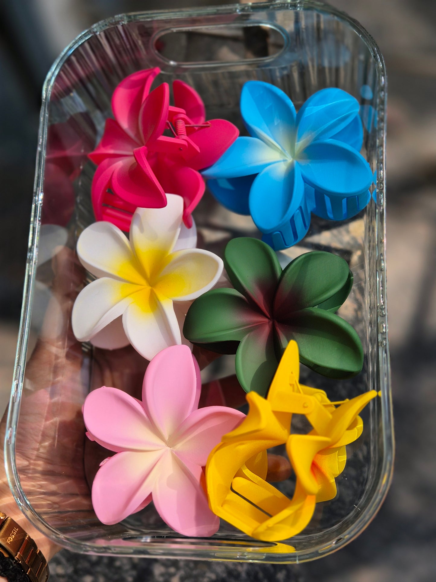 Pinteresty Flower Hair Claws
