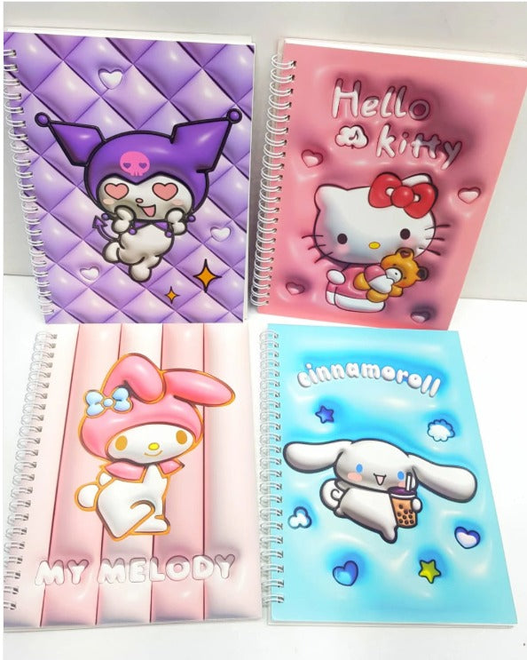Kuromi Design Spiral Diary