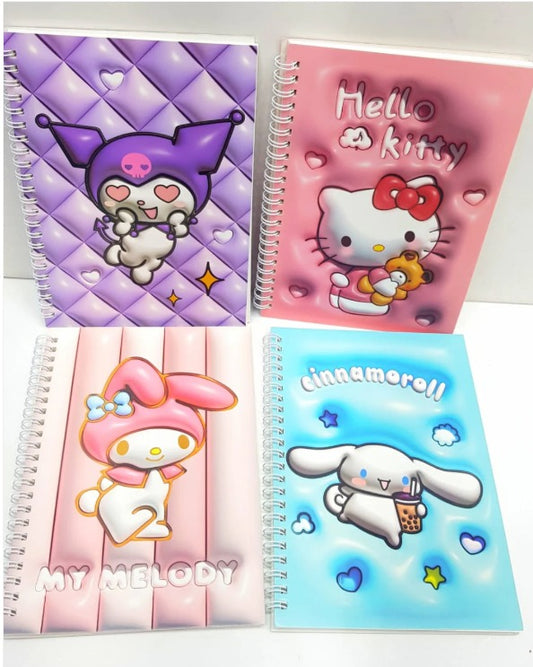 Kuromi Design Spiral Diary